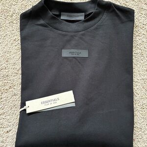 Essentials Fear of God Black T-Shirt